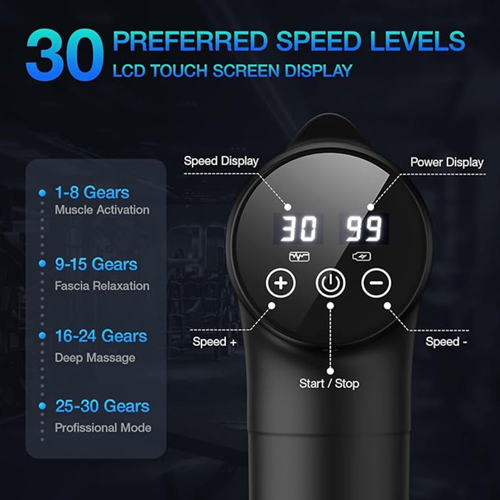 Revibe™ Muscle Massage Gun – High-Performance Relief with Smart Display