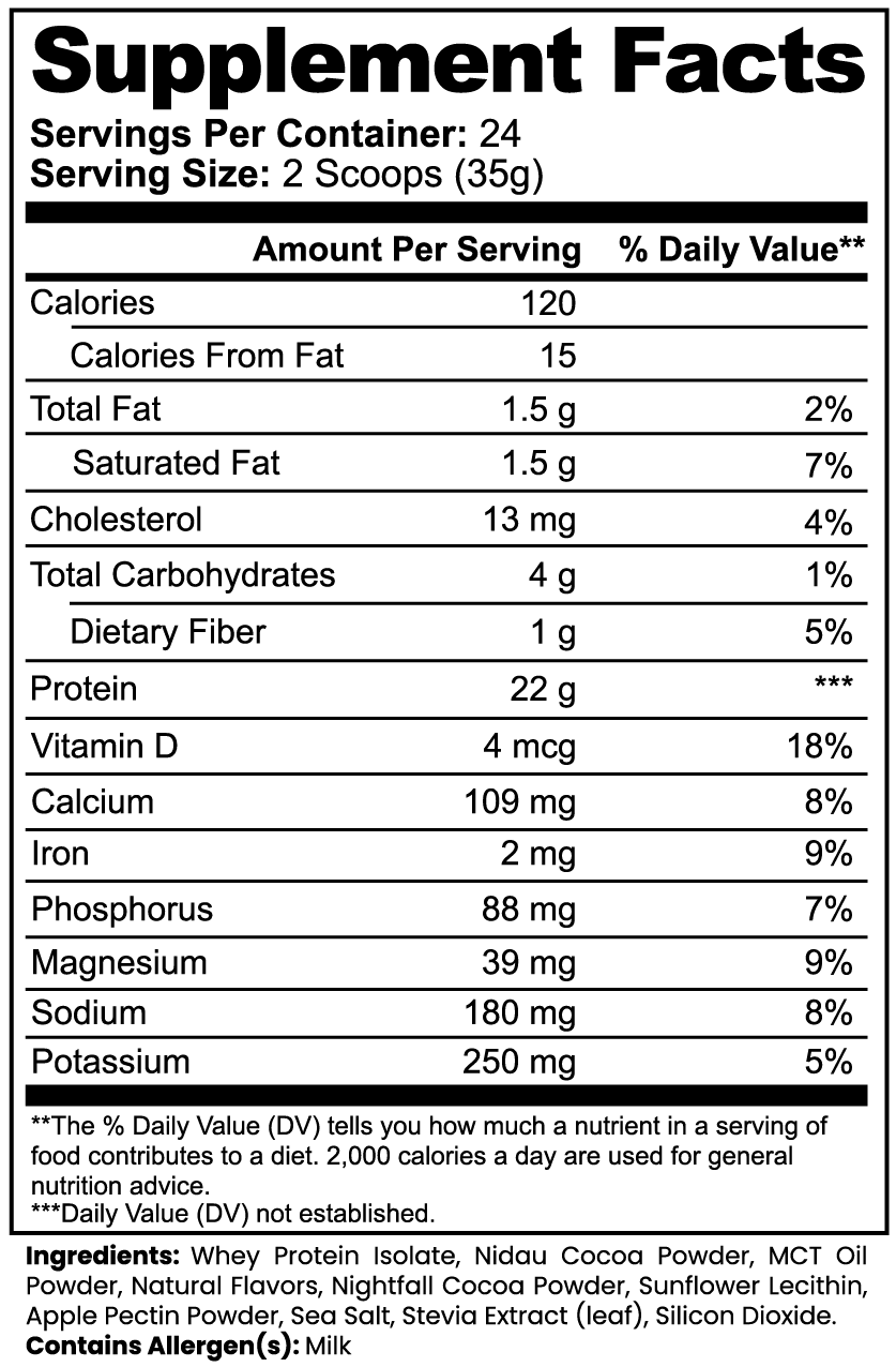 Nova PRO 100% Whey Protein Isolate (Chocolate)